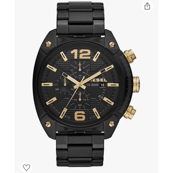 Diesel Men's Overflow Stainless Steel Chronograph Quartz Watch - Picture 7 of 12